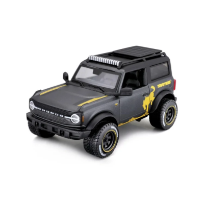 Автомодель Maisto 2021 Ford Bronco Badlands 1:24 сірий (32541 met. grey)