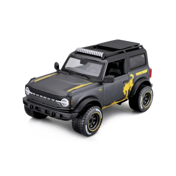 Автомодель Maisto 2021 Ford Bronco Badlands 1:24 сірий (32541 met. grey)
