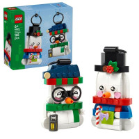Конструктор LEGO® Прикраси зі сніговиком Різдвяний декор Святкові прикраси (40812)