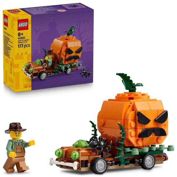 Конструктор LEGO® Пікап Джека-Ліхтаря Творчий іграшковий набір до Гелловіна (40822)