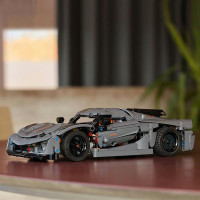 Конструктор LEGO Technic Koenigsegg Jesko Absolut сірий гіперкар 801 деталь (42173)