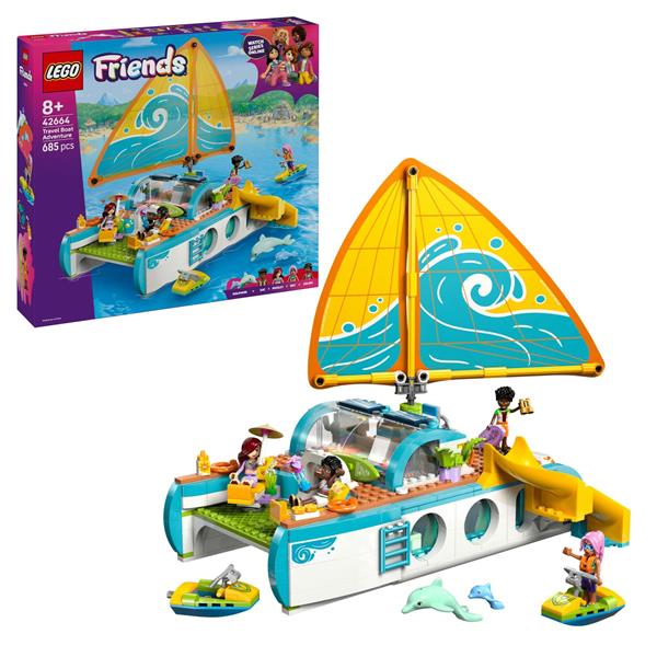 Конструктор LEGO Friends Пригоди на туристичному човні 685 детали (42664) Конструктор LEGO Friends Пригоди на туристичному човні 685 детали (42664)