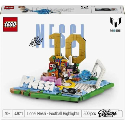 Конструктор LEGO® Editions Ліонель Мессі — найкращі моменти футбольних матчів, 500 деталей (43011)