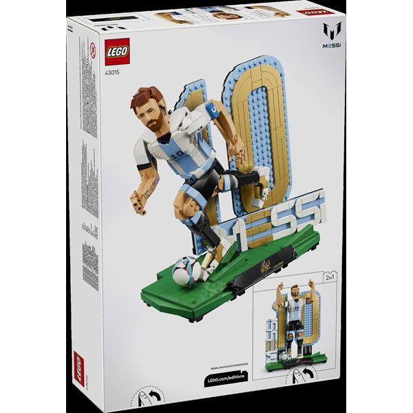 Конструктор LEGO® Editions Ліонель Мессі — легенда футболу, 958 деталей (43015)