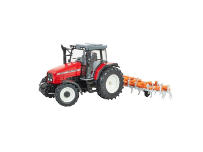 Модель Britains Трактор Massey Ferguson 6290 з культиватором 1:32 (43335)