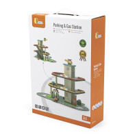 Дерев'яний паркінг Viga Toys з АЗС (44509) Дерев'яний паркінг Viga Toys з АЗС (44509)