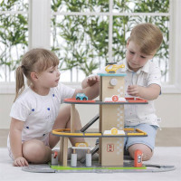 Дерев'яний паркінг Viga Toys з АЗС (44509) Дерев'яний паркінг Viga Toys з АЗС (44509)