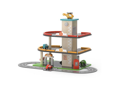 Дерев'яний паркінг Viga Toys з АЗС (44509) Дерев'яний паркінг Viga Toys з АЗС (44509)