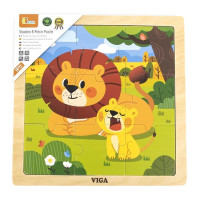Деревяний пазл Viga Toys Леви 9 ел. (44627) Деревяний пазл Viga Toys Леви 9 ел. (44627)