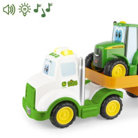 Іграшкова техніка John Deere Kids тягач і трактор зі світлом і звуком (47207) Іграшкова техніка John Deere Kids тягач і трактор зі світлом і звуком (47207)
