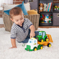 Іграшкова техніка John Deere Kids тягач і трактор зі світлом і звуком (47207) Іграшкова техніка John Deere Kids тягач і трактор зі світлом і звуком (47207)