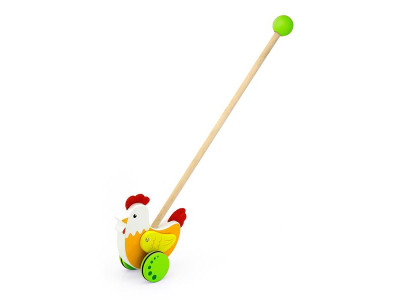 Дерев'яна каталка Viga Toys Півник (50964)