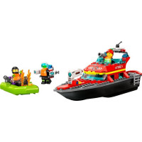 Конструктор LEGO City Човен пожежної бригади 144 деталі (60373) Конструктор LEGO City Човен пожежної бригади 144 деталі (60373)