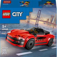 Конструктор LEGO City Червоний спортивний автомобіль 109 деталей (60448)