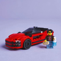 Конструктор LEGO City Червоний спортивний автомобіль 109 деталей (60448) Конструктор LEGO City Червоний спортивний автомобіль 109 деталей (60448)