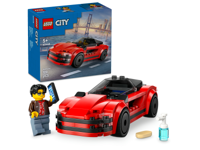 Конструктор LEGO City Червоний спортивний автомобіль 109 деталей (60448) Конструктор LEGO City Червоний спортивний автомобіль 109 деталей (60448)