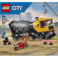 Конструктор LEGO City Бетонозмішувач 371 Деталь (60478) Конструктор LEGO City Бетонозмішувач 371 Деталь (60478)