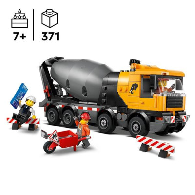 Конструктор LEGO City Бетонозмішувач 371 Деталь (60478)