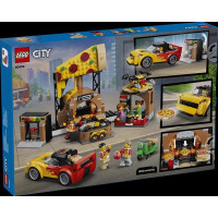 Конструктор LEGO® City Доставка піци з різними транспортними засобами 494 деталі (60496)