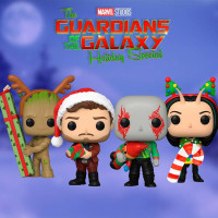 Фігурка Funko Pop! Вартові галактики Дракс 10 см Holiday Special (64330)