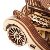 Дерев'яний механічний 3D конструктор Ugears Родстер VM-01 (70052) Дерев'яний механічний 3D конструктор Ugears Родстер VM-01 (70052)
