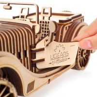 Дерев'яний механічний 3D конструктор Ugears Родстер VM-01 (70052) Дерев'яний механічний 3D конструктор Ugears Родстер VM-01 (70052)