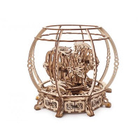 Дерев'яний механічний 3D конструктор Ugears Акваріум (70155)