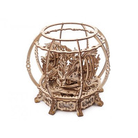 Дерев'яний механічний 3D конструктор Ugears Акваріум (70155)