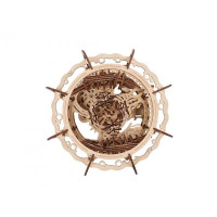 Дерев'яний механічний 3D конструктор Ugears Акваріум (70155)