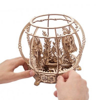 Дерев'яний механічний 3D конструктор Ugears Акваріум (70155)