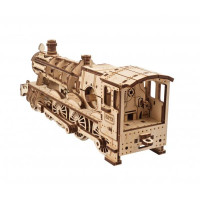 Дерев'яний механічний 3D конструктор Ugears Гоґвортс експрес (70176)