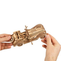 Дерев'яний механічний 3D конструктор Ugears Спорткар Спритна миша (70202) Дерев'яний механічний 3D конструктор Ugears Спорткар Спритна миша (70202)