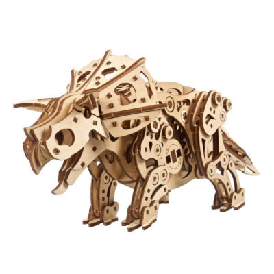 Дерев'яний механічний 3D конструктор Ugears Трицератопс (70211) Дерев'яний механічний 3D конструктор Ugears Трицератопс (70211)