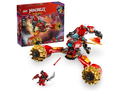 Конструктор LEGO NINJAGO Штормовий робот-вершник Кая 333 деталі (71830) Конструктор LEGO NINJAGO Штормовий робот-вершник Кая 333 деталі (71830)