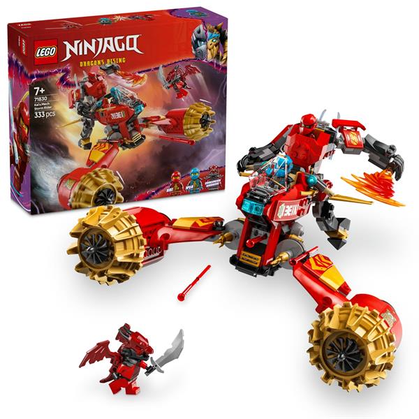 Конструктор LEGO NINJAGO Штормовий робот-вершник Кая 333 деталі (71830) Конструктор LEGO NINJAGO Штормовий робот-вершник Кая 333 деталі (71830)