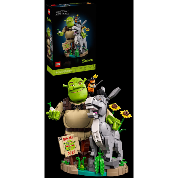 Конструктор LEGO® Шрек: Шрек, Віслюк і Кіт в чоботях (72423)