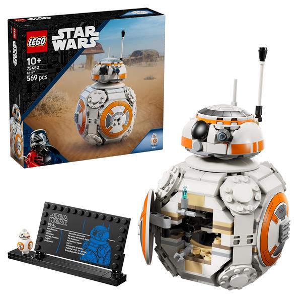 Конструктор LEGO Star Wars TM Дроїд-астромеханік BB-8™ 569 Деталей (75452)