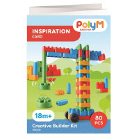 Конструктор PolyM Будівельник 80 деталей (760008) Конструктор PolyM Будівельник 80 деталей (760008)
