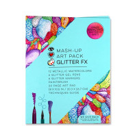 Набір для творчості I Heart Art Глітер-колаж з блискучими аквареллю гелевими ручками та маркерами (8003)