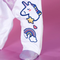 Одяг для ляльки Baby Born Комбінезон єдинорога 43 см (838266) Одяг для ляльки Baby Born Комбінезон єдинорога 43 см (838266)