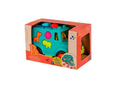 Машинка-сортер Battat Джип зі звірятами (BX2024Z) Машинка-сортер Battat Джип зі звірятами (BX2024Z)