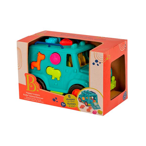 Машинка-сортер Battat Джип зі звірятами (BX2024Z) Машинка-сортер Battat Джип зі звірятами (BX2024Z)