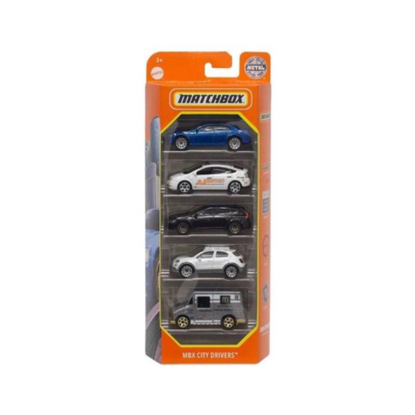 Набір машинок Matchbox 5 шт. 1:64 (C1817-HFH12)