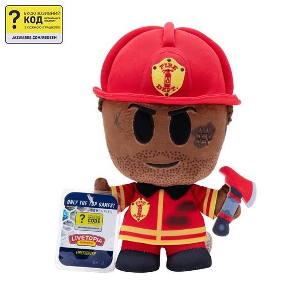 М'яка ігрaшка Devseries Collector Plush S1 Livetopia Firefighter 20 см (CRS0014) М'яка ігрaшка Devseries Collector Plush S1 Livetopia Firefighter 20 см (CRS0014)