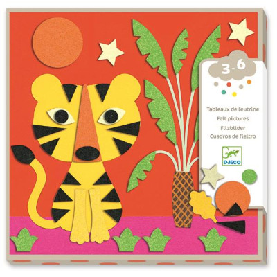 Набір для аплікації Djeco Природа з фетру (DJ09864)