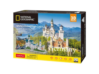 3D пазл CubicFun National Geographic Замок Нойшванштайн (DS0990h)