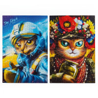 Пазл De.tail Кішка-воїн та Привид Києва 2 в 1, 500 ел. (DT500-09) Пазл De.tail Кішка-воїн та Привид Києва 2 в 1, 500 ел. (DT500-09)