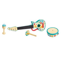 Набір музичних інструментів Hape Укулеле 4 в 1 (E0638) Набір музичних інструментів Hape Укулеле 4 в 1 (E0638)