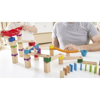 Конструктор-лабіринт Hape Marble Run Гоночна траса 81 ел. (E1101)