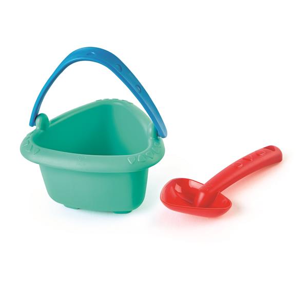 Набір для пісочниці Hape відерце з лопаткою (E4089) Набір для пісочниці Hape відерце з лопаткою (E4089)